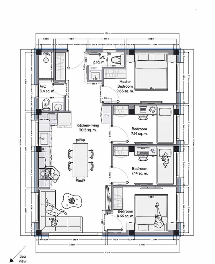 An example layout from our practice | Quality Homes Journal